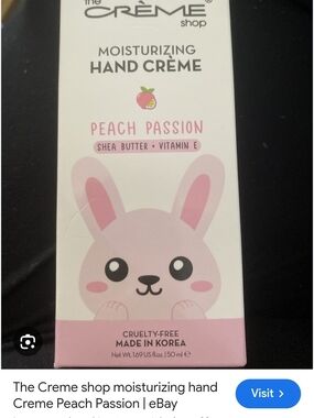 Peach Passion Moisturizing Hand Crème - Pink